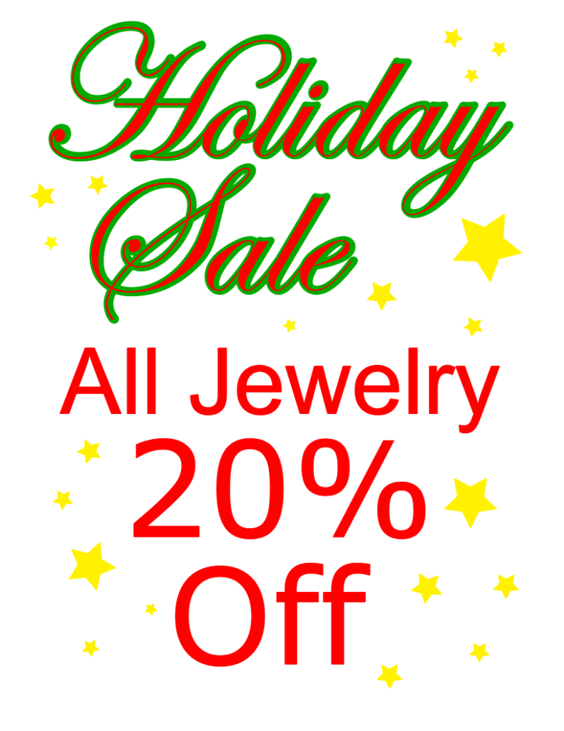 Holiday Sale 20 off Jewelry