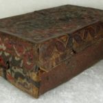Spanish Colonial Hand Tooled, Embossed Leather Petaca (Document Box)