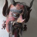 Vintage Mexican Diablo / Devil Dance Mask from Guanajuato, Mexico