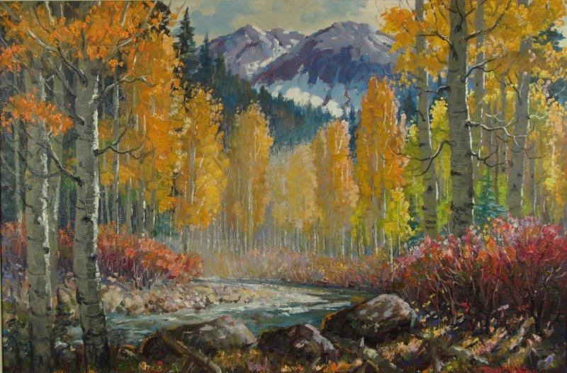 Ben Turner Painting "Colorado Aspen"