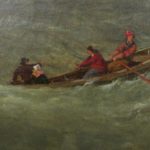 1853 British Maritime Oil Painting
