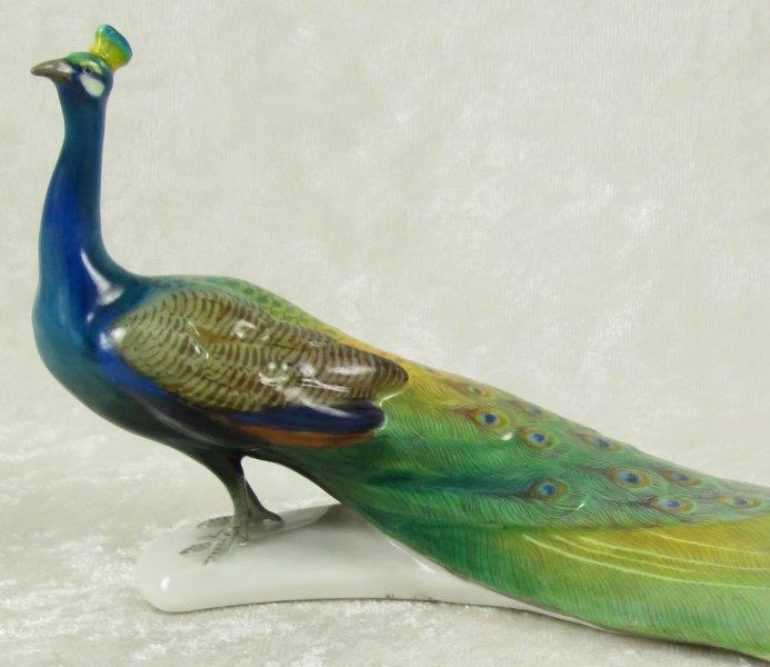 Meissen peacock